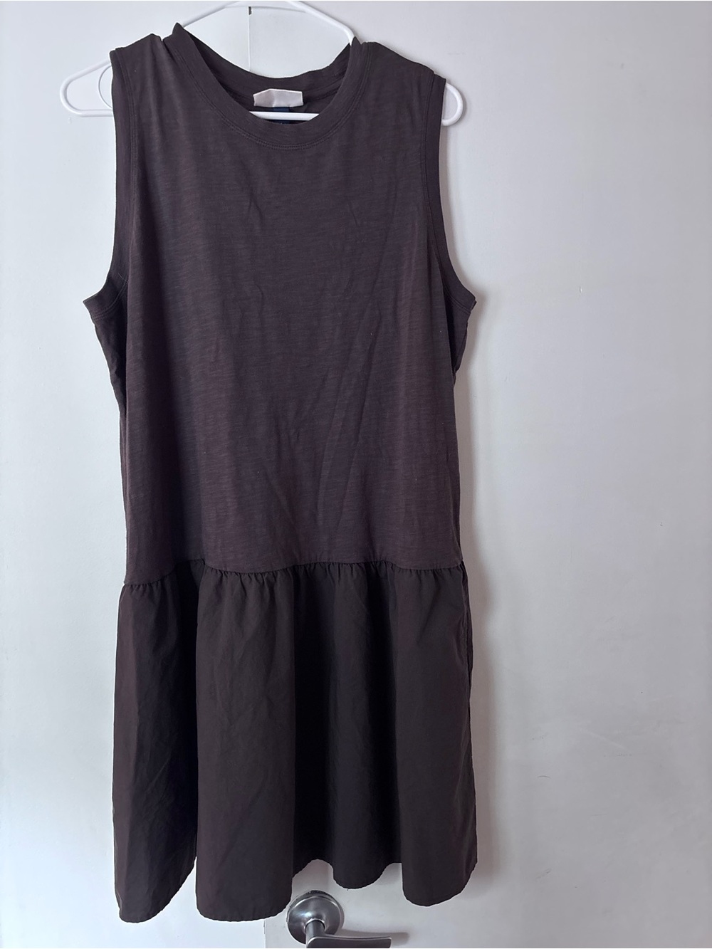 Target Brown Sleeveless Mini Dress